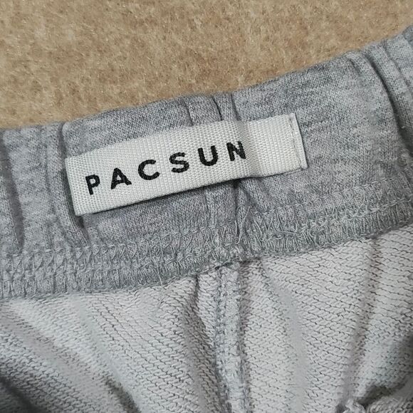 Pacsun Men's Gray Fleece Casual Loose Fit Shorts #5 - Picture 3 of 6